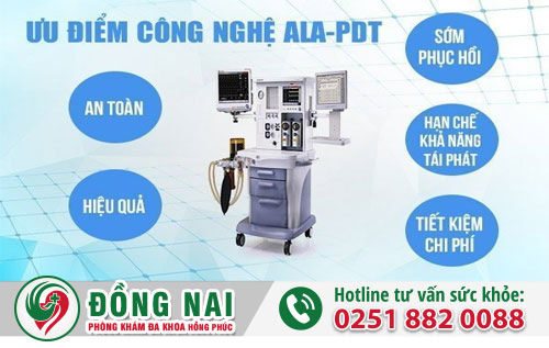 Các ưu điểm nổi bật của phương pháp ALA-PDT cải tiến mới