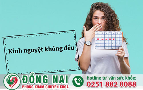 Dấu hiệu kinh nguyệt không đều